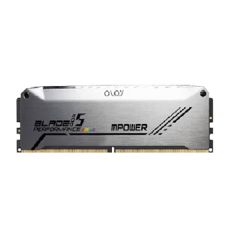 OLOy DDR5-6000 CL28 BLADE RGB MPOWER SILVER 32GB(16Gx2)